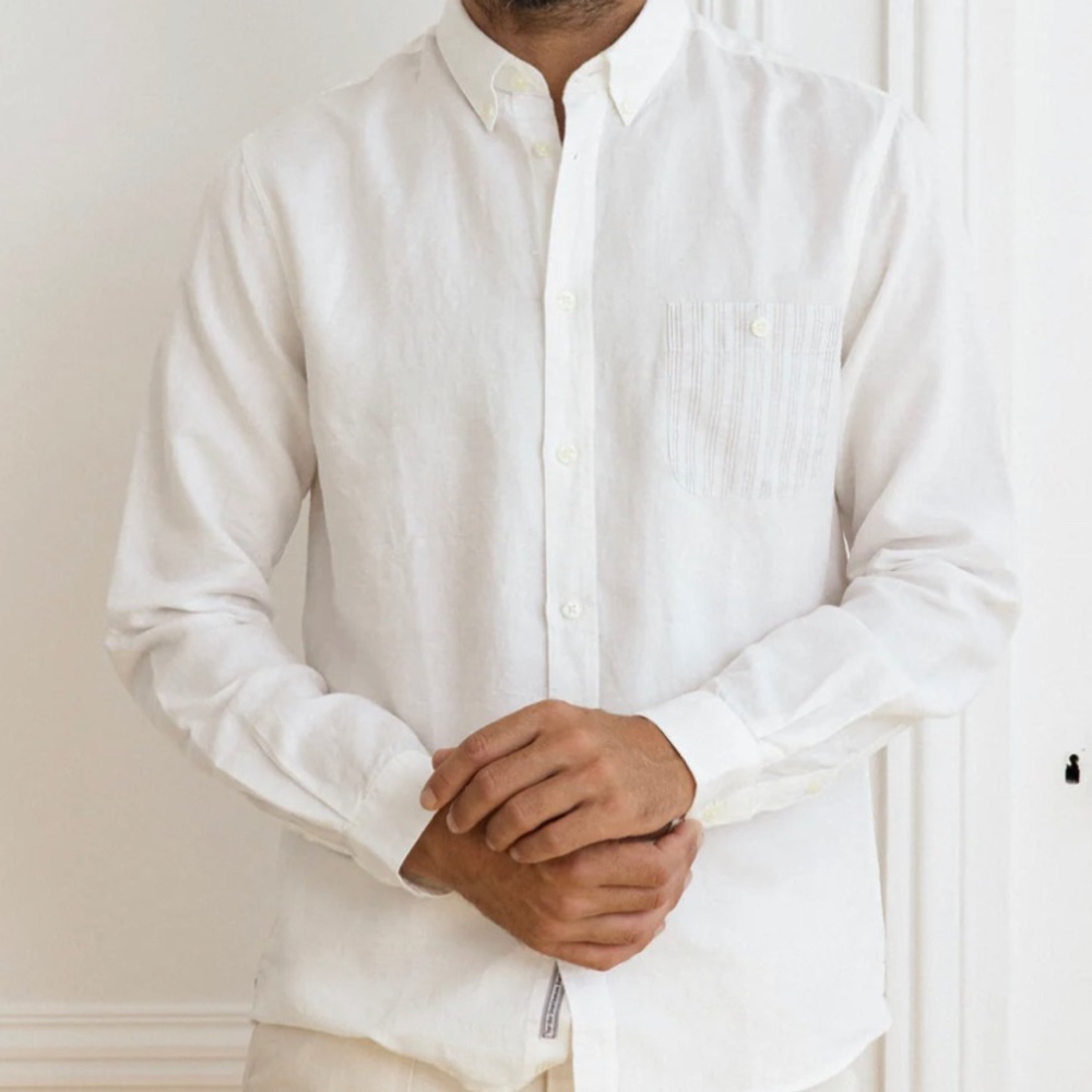 Cuisse de Grenouille Classic White Oxford Shirt